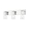 Z-Lite Titus 3 Light Vanity, 24in. W x 9.5in. H, Chrome 826-3V-CH - alternate 1